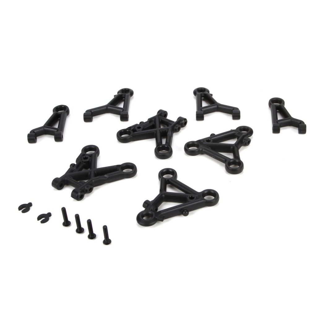 Jeu de bras de suspension inf&eacute;rieur et sup&eacute;rieur AV/ARR - HORIZON HOBBY - R&eacute;f&eacute;rence: VTR234014