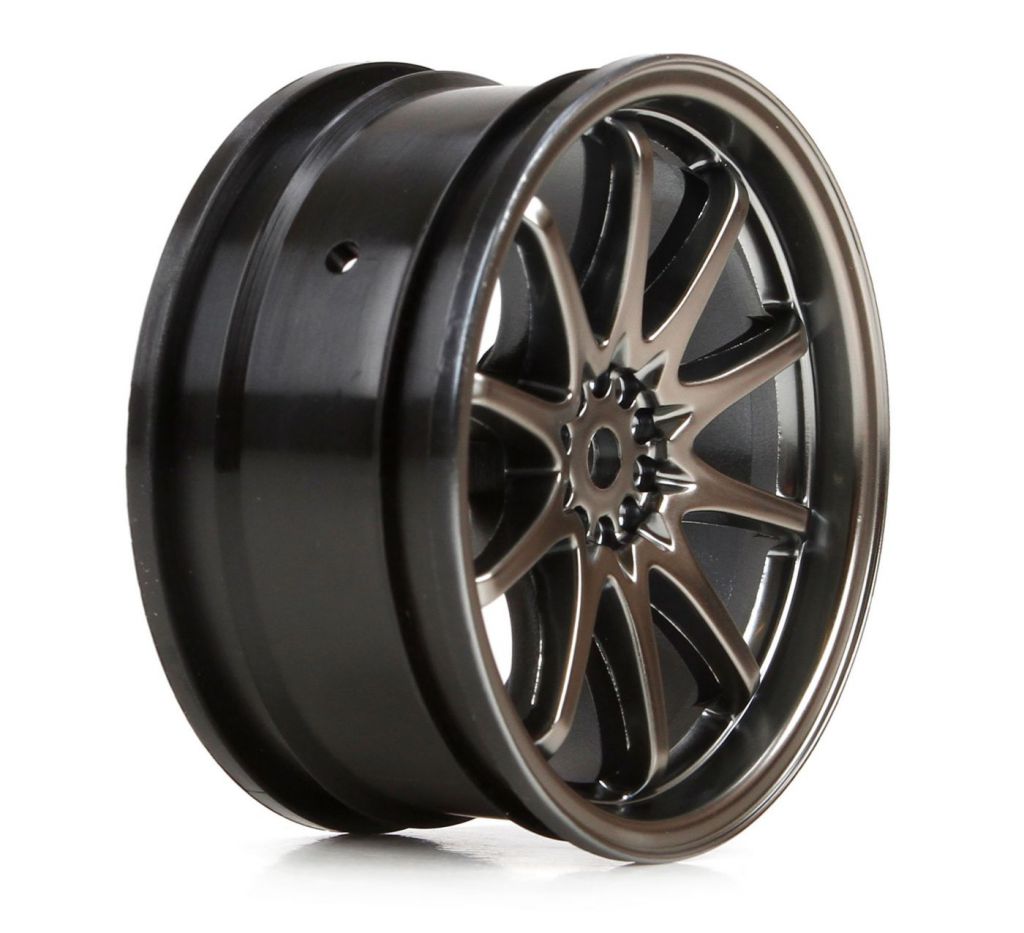 Jante avant Volk Racing CE28N 54x26mm, gun metal (2)  - HORIZON HOBBY - R&eacute;f&eacute;rence: VTR43035
