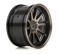 Jante arri&egrave;re Volk Racing CE28N 54x30mm, gun metal (2)  - HORIZON HOBBY - R&eacute;f&eacute;rence: VTR43036