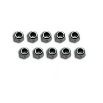ECROUS NYLSTOP INOX M2.5 (10 PI&Egrave;CES)