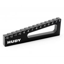 107717 HUDY - Cale de r&eacute;glage de but&eacute;e basse de -13 &agrave; 0 mm pour 1/8e TT