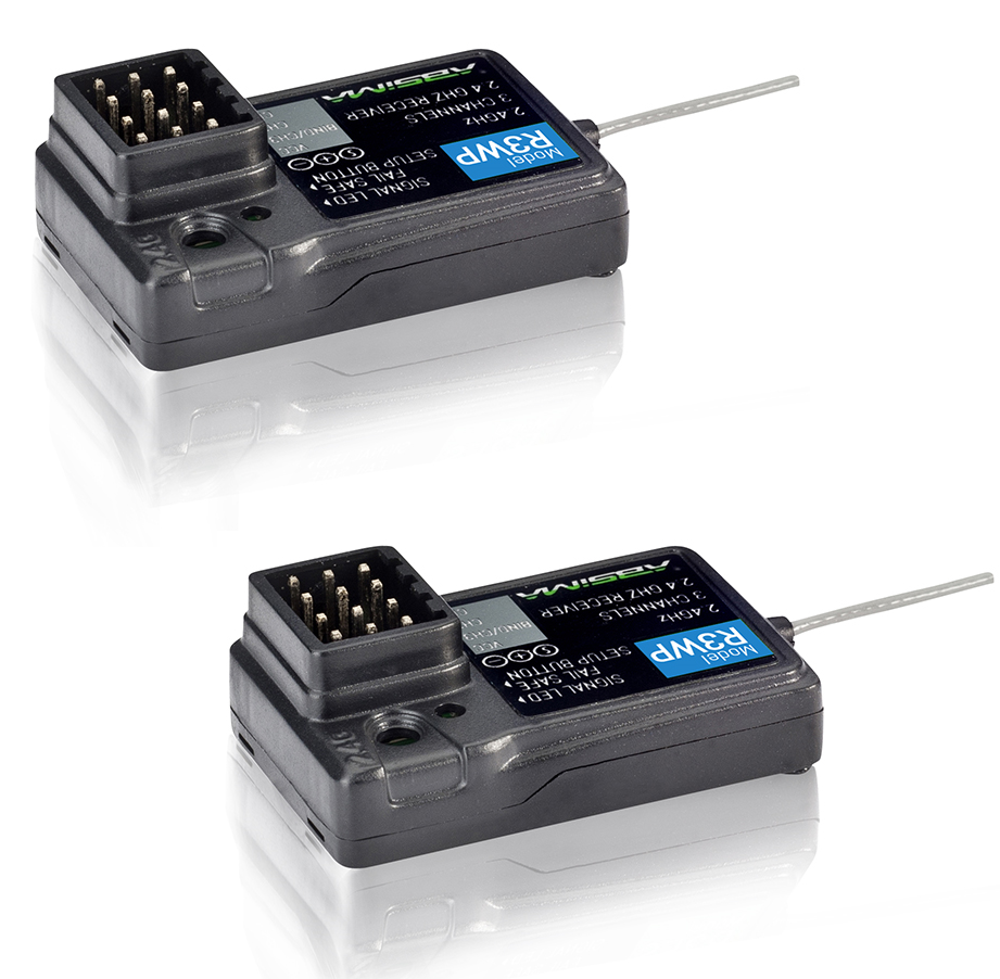 2000102 ABSIMA - Radio 3 voies \ CR3P\  2.4GHz avec 2 R&eacute;cepteurs R3WP
