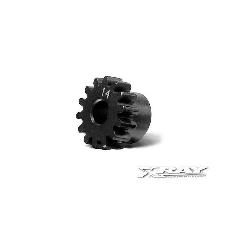 355714 - XB808E Pignon 14 dents - Pi&egrave;ce d&eacute;tach&eacute;e XRAY