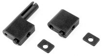 386200 Support composite pour servo et antenne - Pi&egrave;ce d&eacute;tach&eacute;e XRAY