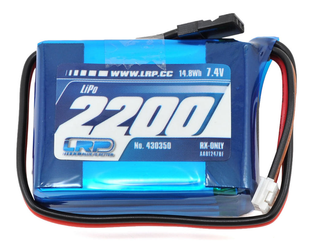 430350 LRP - Accu de r&eacute;ception RX Lipo 2200mah 7.4v