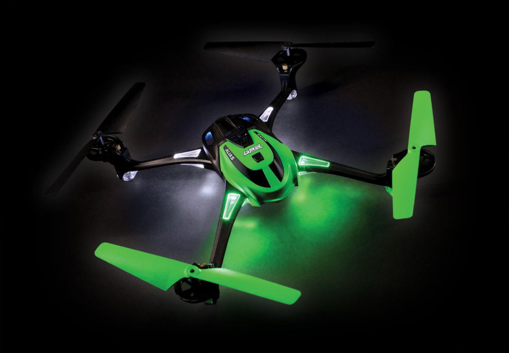 6608-VE LATRAX ALIAS QUADRICOPTER VERT - MODE 2 - TRX6608