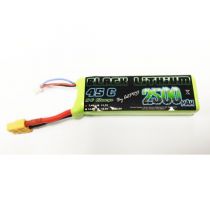 Accu LIPO pour appareil radiocommand&eacute; Accu LiPo Black Lithium 2500mAh 45C 2S z03l9250320