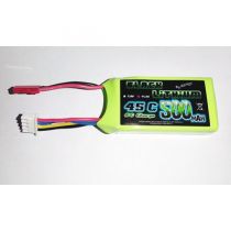 Accu LIPO pour appareil radiocommand&eacute; Accu LiPo Black Lithium 500mAh 45C 3S BEC Z03L9050330B