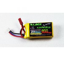 Accu LIPO pour appareil radiocommand&eacute; Accu LiPo Black Lithium 800mAh 15C 2S Bec  Z03L9080021