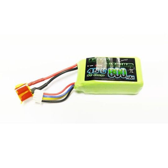 Accu LIPO pour appareil radiocommand&eacute; Accu LiPo Black Lithium 800mAh 45C 3S z03l9080330