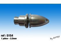 Adaptateur d\'h&eacute;lice AXE &Oslash;3,17mm pince avec cone - S0445154