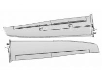 Ailes sans servo ni d&eacute;coration Funray 1-00124