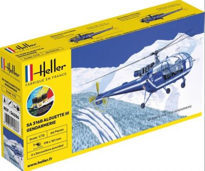 Alouette III Gendarmerie - HELLER 56286 - 1/72 