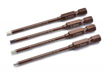 AM-500902&nbsp; - Ensemble de 4 embouts Allen 6 pans pour visseuse (1,5 - 2,0 - 2,5 - 3,0 mm) - Arrowmax
