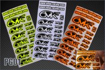 Autocollants 6MIK - PG01 - Pi&egrave;ces et Options 6Mik
