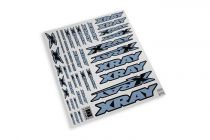 Autocollants carrosserie XRAY Gris m&eacute;tal