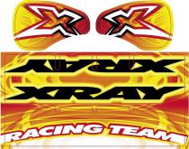 Autocollants d\'aileron XRAY Orange
