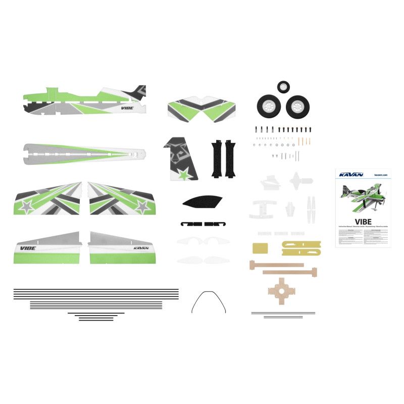 AVION BIPLAN KAVAN VIBE � VERT KAV02.8029
