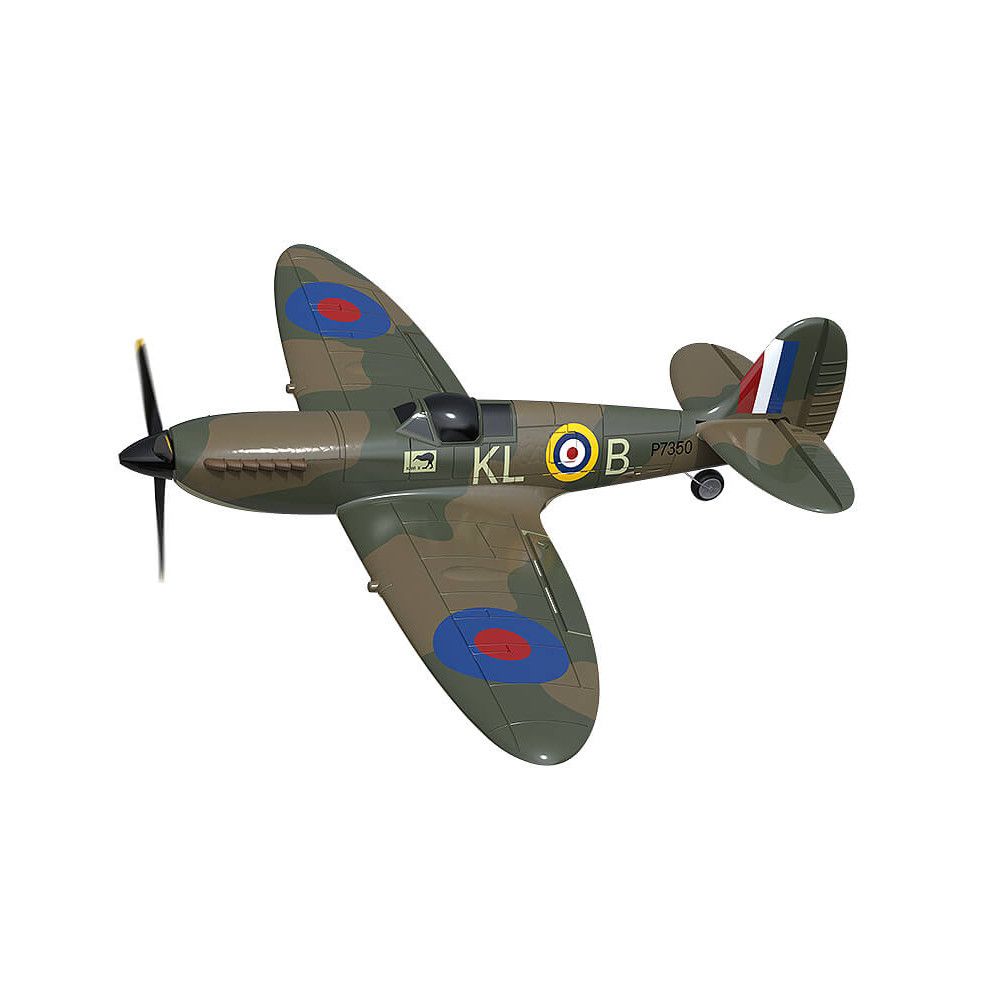 Avion de d&eacute;but t&eacute;l&eacute;command&eacute; V761-12 Volantex SPITFIRE avec stabilisateur de vol V761-12