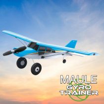 Avion &eacute;lectrique radiocommand&eacute; MAULE GYRO TRAINER bleu Mode 2 RTF Z7062004 