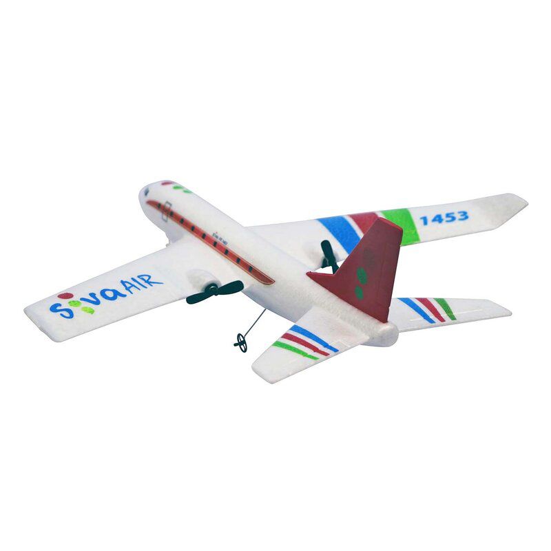 Avion radiocommand&eacute; Siva Air 1453 RTF 2.4Ghz avec gyroscope Rouge 70155