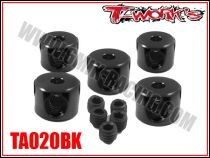 Bagues d\'arr&ecirc;t de 2 mm noires T-Work\'s (5)