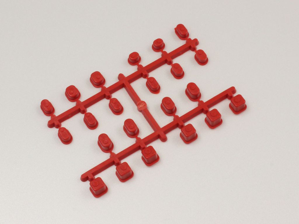 BAGUES DE SUSPENSION INFERNO MP9 / ROUGE