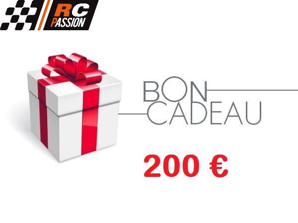 BC200 - CARTE ou CHEQUE CADEAU - BON d\'ACHAT - 200 eur