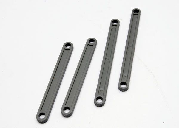 BIELLETTES DE CARROSSAGE GRISES AVANT ET ARRIERE NON-REGLABLES (4) - TRX3641A - TRAXXAS