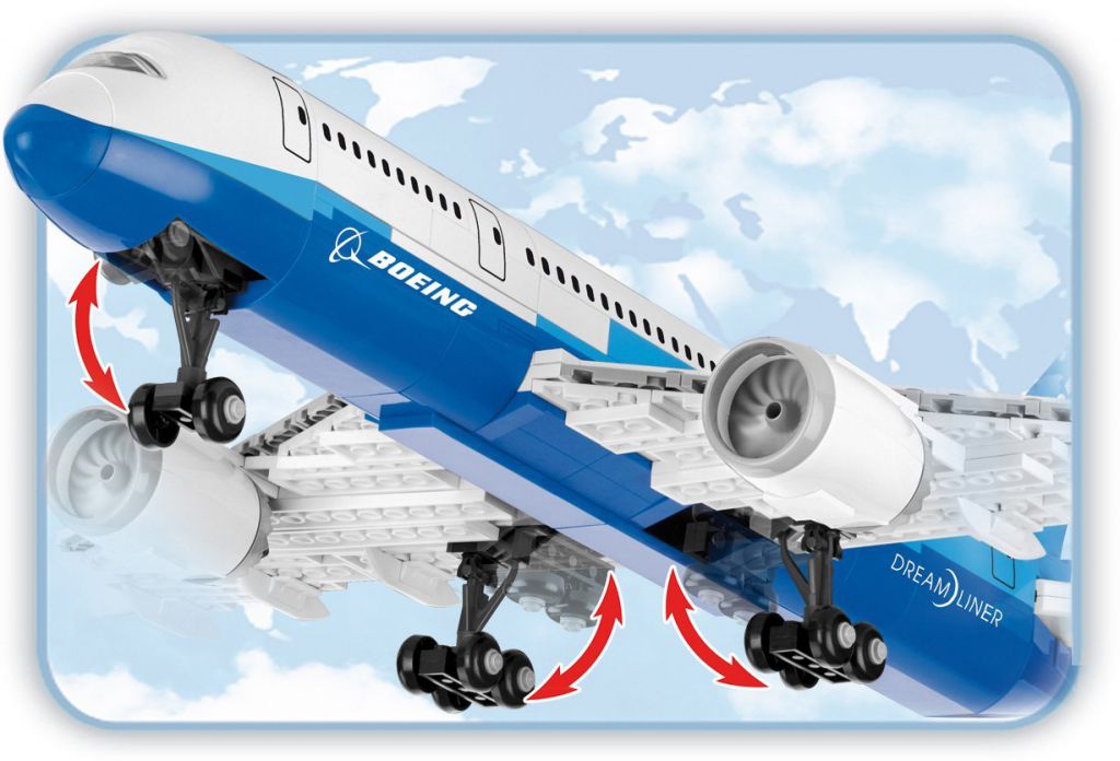 Boeing 787 - Blanc - 600 pi&egrave;ces - COBI 26600