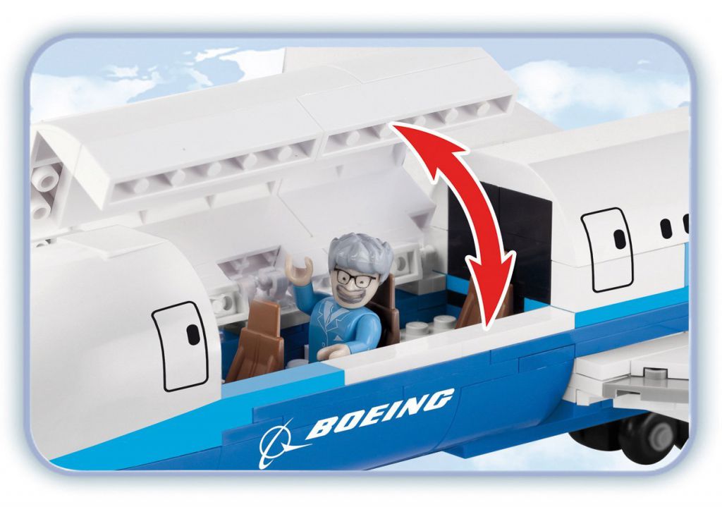 Boeing 787 - Blanc - 600 pi&egrave;ces - COBI 26600