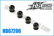 Boules de direction int&eacute;rieures et de renfort (4) pour HB 817 - HB67206 - Pi&egrave;ce d&eacute;tach&eacute;e HB Racing