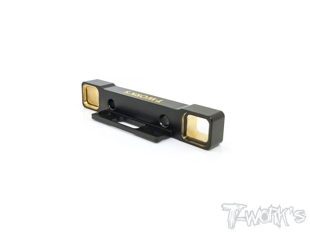 Brass Rear Lower Sus. Mount (arri&egrave;re +0.5 pincement) pour Kyosho MP9 TKI3 / TKI4- TO244R TO-244-R