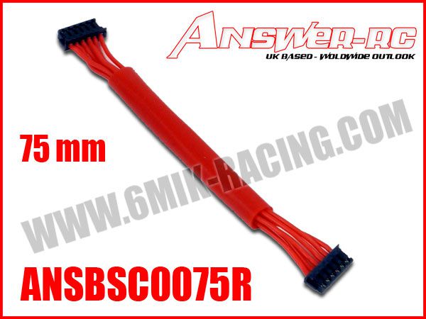 Cable silicone pour moteur Brushless sensor 75 mm ANSWER RC