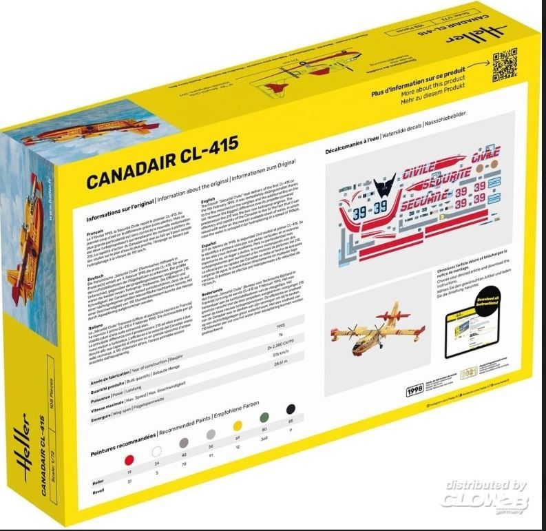 Canadair CL-415 - HELLER 56370 - 1/72 
