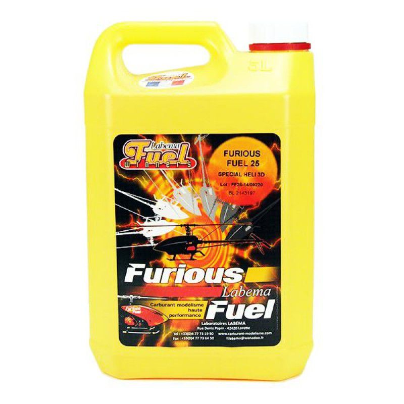 CARBURANT LABEMA H&Eacute;LICO FURIOUS FUEL 25% NITRO 5L - FF25 - PAS D\'EXPEDITION