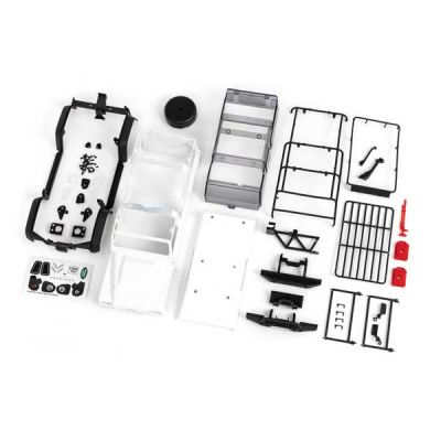 CARROSSERIE LAND ROVER DEFENDER BLANCHE A PEINDRE � 1/18 trx9712