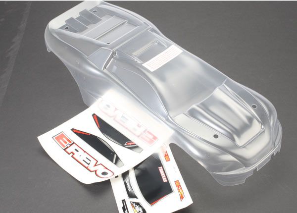 CARROSSERIE TRANSPARENTE E-REVO AUTOCOLLANTS - TRX5611 - TRAXXAS 	