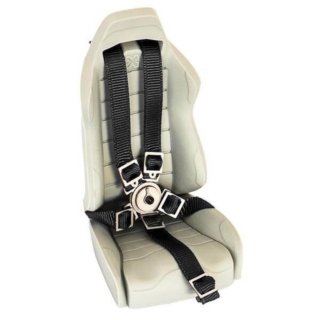 Ceinture de s&eacute;curit&eacute; de si&egrave;ge baquet Noir avec attache en m&eacute;tal pour Crawler - Hobbytech - HT-SU1801079