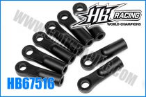 Chappes de tirant Avant (8 pcs) - HB67516 - Pi&egrave;ce d&eacute;tach&eacute;e HB Racing