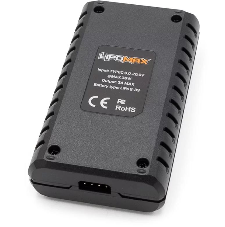Chargeur LIPOMAX compact LiPo 2-3S 38W KN-LIPOMAX 