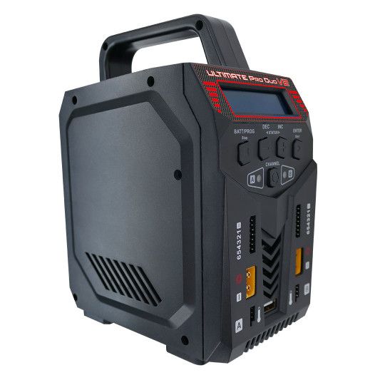 Chargeur pour accu pour appareil radiocommand&eacute; ULTIMATE PRO DUO V2 2 X 120W S022056