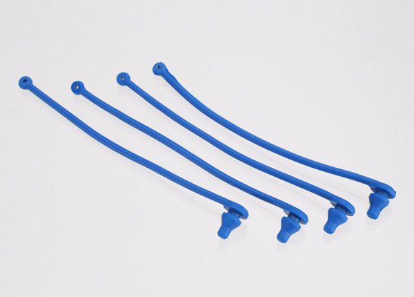 CLIPS DE CARROSSERIE BLEUS (4)
