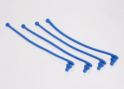 CLIPS DE CARROSSERIE BLEUS (4)
