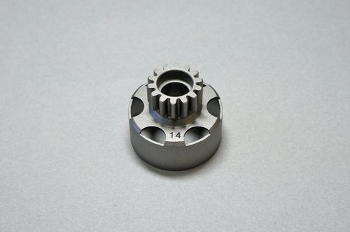 CLOCHE D\'EMBRAYAGE 14T (version all&eacute;g&eacute;e) - E2711 - Pi&egrave;ce d&eacute;tach&eacute;e MUGEN SEIKI