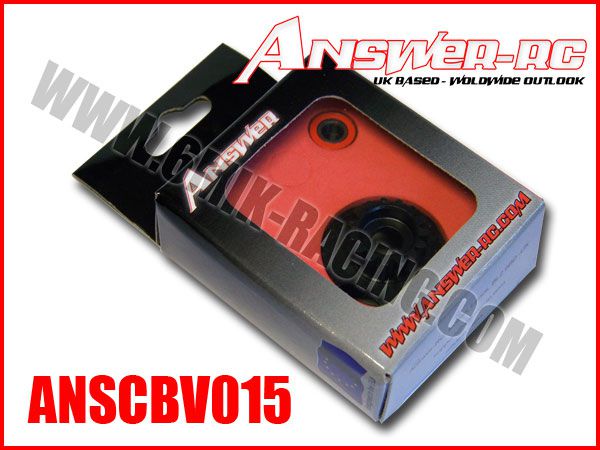 Cloche d\'Embrayage 15 Dents Ventil&eacute;e &oslash;26,6 ANSWER-RC + 2 Rlt 5X12
