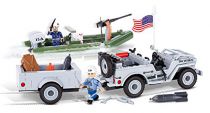 COBI - 24193 - Willys MB Marine Gris - 180 pi&egrave;ces 2 personnages