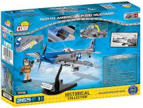 COBI 5536 - Small Army - North American P-51D Mustang 265 pi&egrave;ces 1 personnage