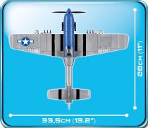 COBI 5536 - Small Army - North American P-51D Mustang 265 pi&egrave;ces 1 personnage