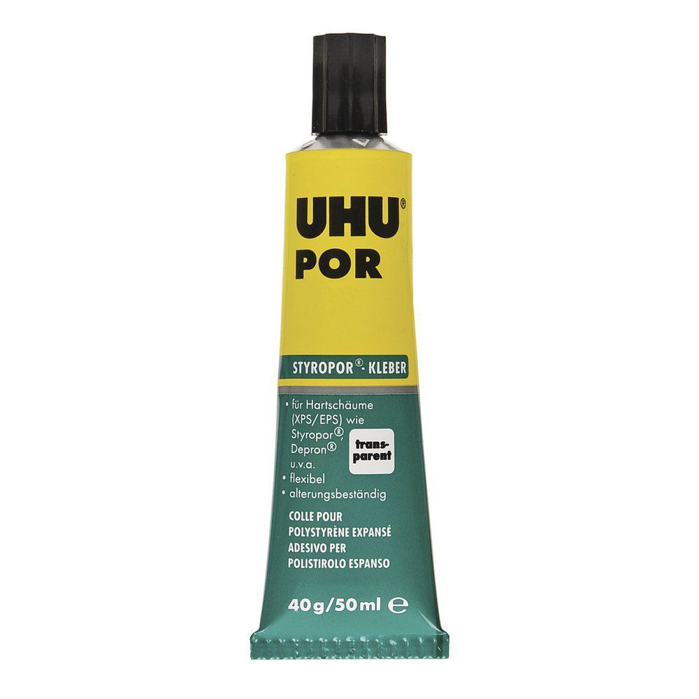 Colle pour polystyr&egrave;ne expans&eacute;  - Tube de 40 gr (50ml) - UHU 45900